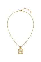 316L Çelik Gold Sedefli Kelebek Kolye 1