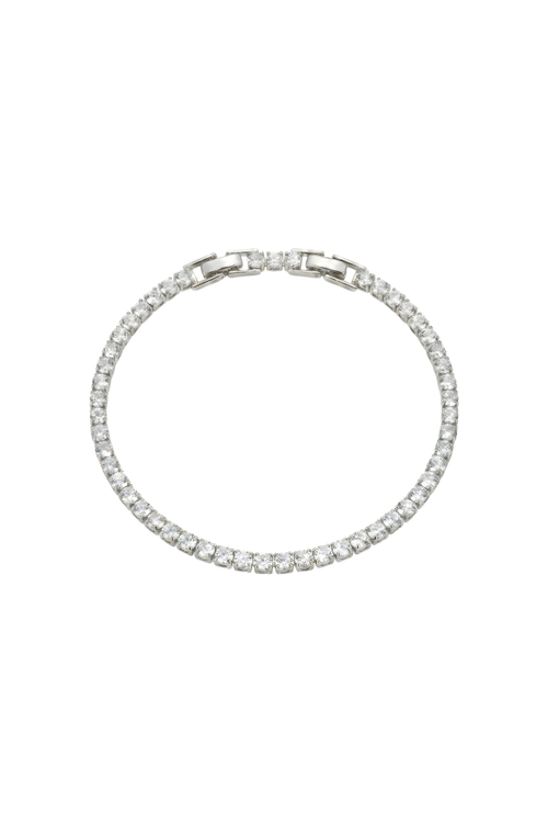 Rodyum Kaplama Klipsli Klasik Su Yolu Bileklik 1